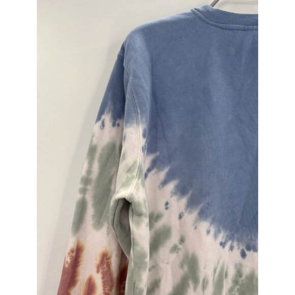 Atticus Crew Neck Fleece Pullover Sweatshirt sz M Medium NWOT Flower Graphic - Picture 9 of 12